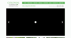 Desktop Screenshot of colonialclassics.net