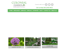 Tablet Screenshot of colonialclassics.net